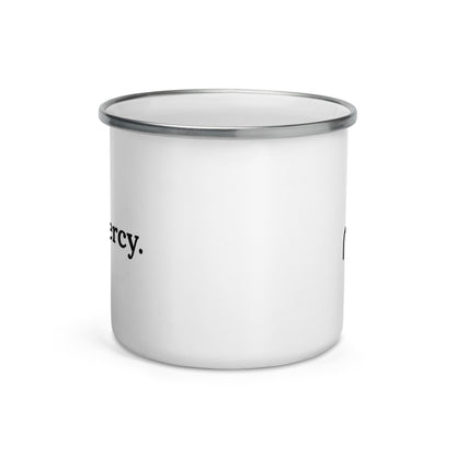 Love Mercy Enamel Mug